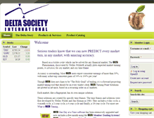 Tablet Screenshot of deltasociety.com